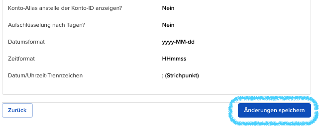 VICTAR Flex Query einfach erstellen in 6 Schritten 22 ES Victar Flex Query ID speichern